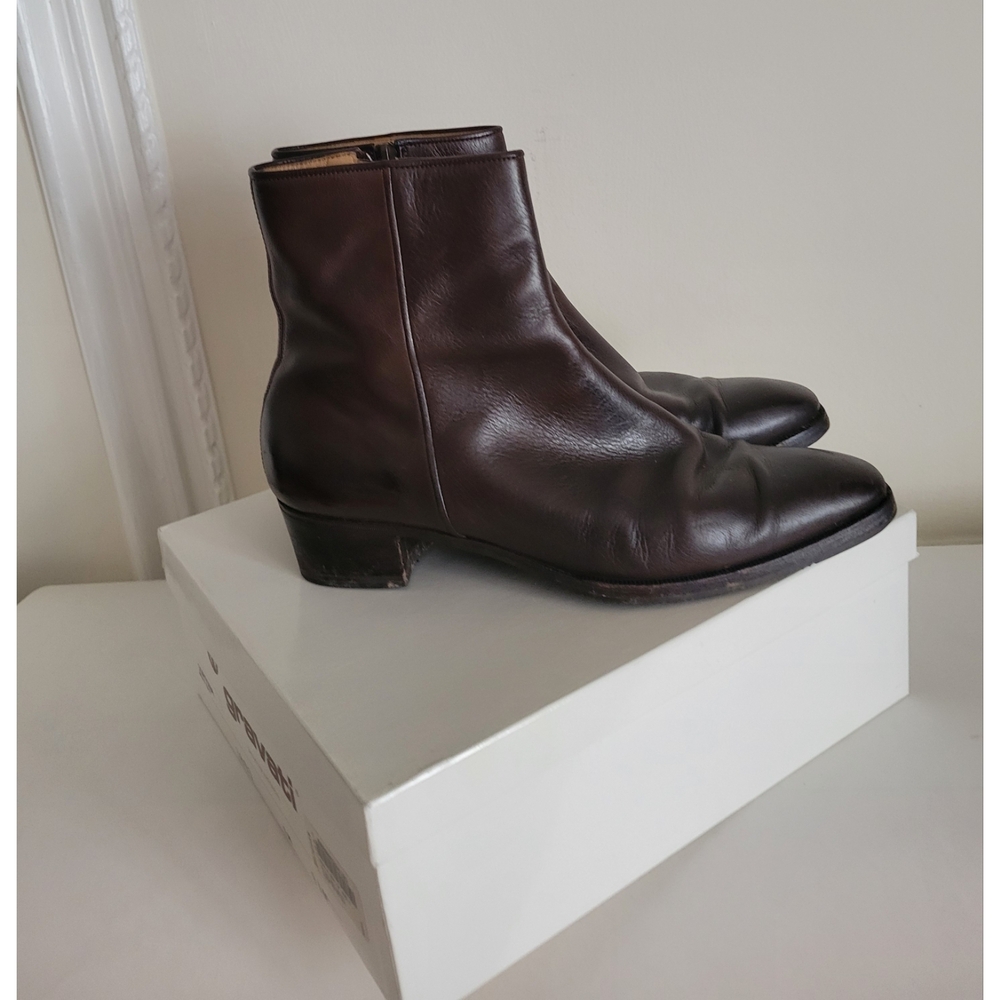 Gravati Corona Brown Butter Calf Leather Ankle Boot